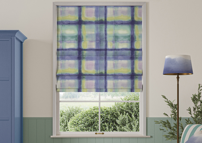 Bluebellgray Tartan, Heather - Roman Blind - Image 3